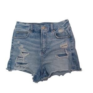 American Eagle Next Level Stretch Distressed Jean Shorts Size 4